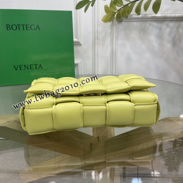 Bottega veneta高端女包 96008奇異果 寶緹嘉新款枕頭鏈條包 BV經典款單肩斜挎手提女包  gxz1230